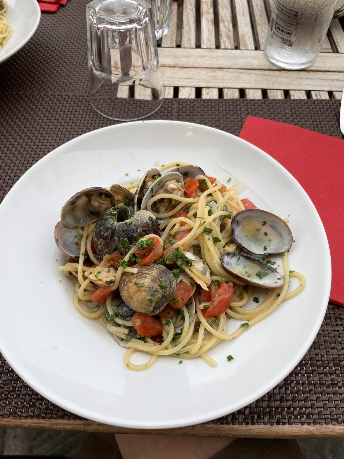 Un piatto di pasta allo scoglio